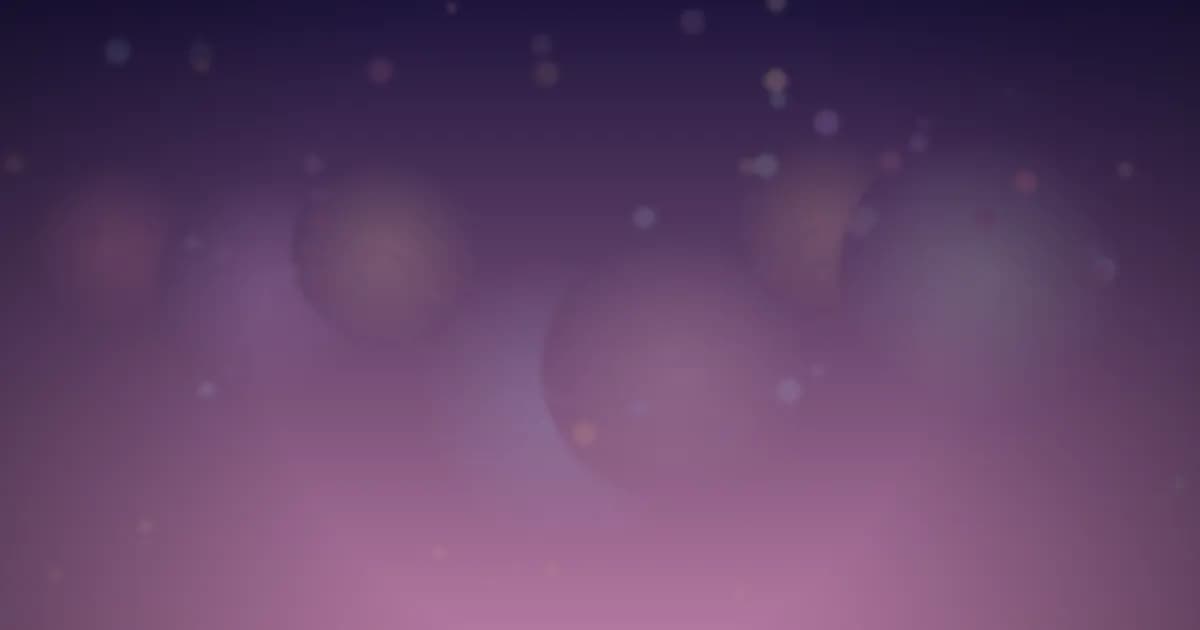 Abstract network of interconnected glowing orbs in rosé and lavender tones representing AI companion options